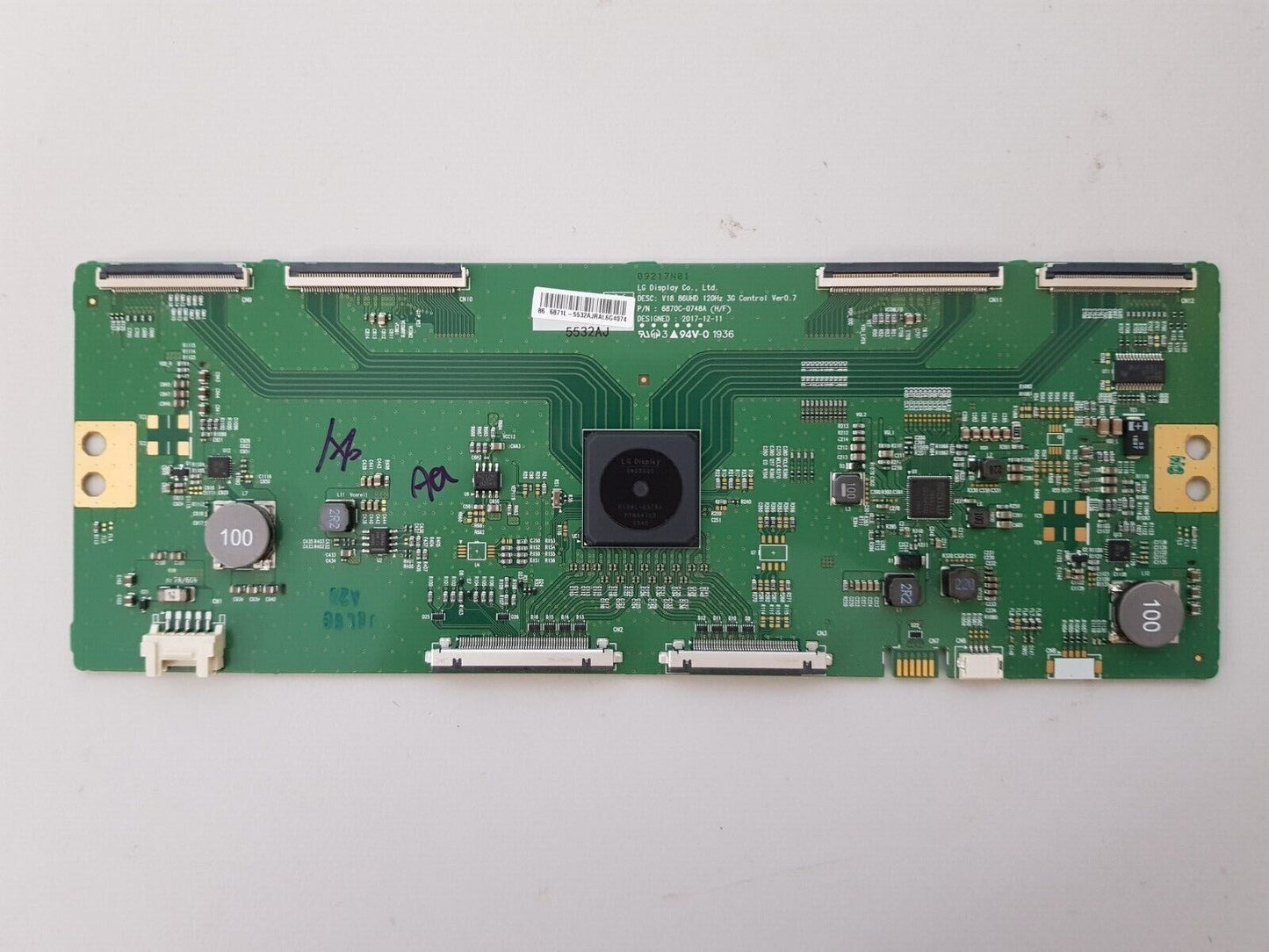 GENUINE LG 86UM7600 T-CON BOARD 6871L-5532A 6870C-0748A
