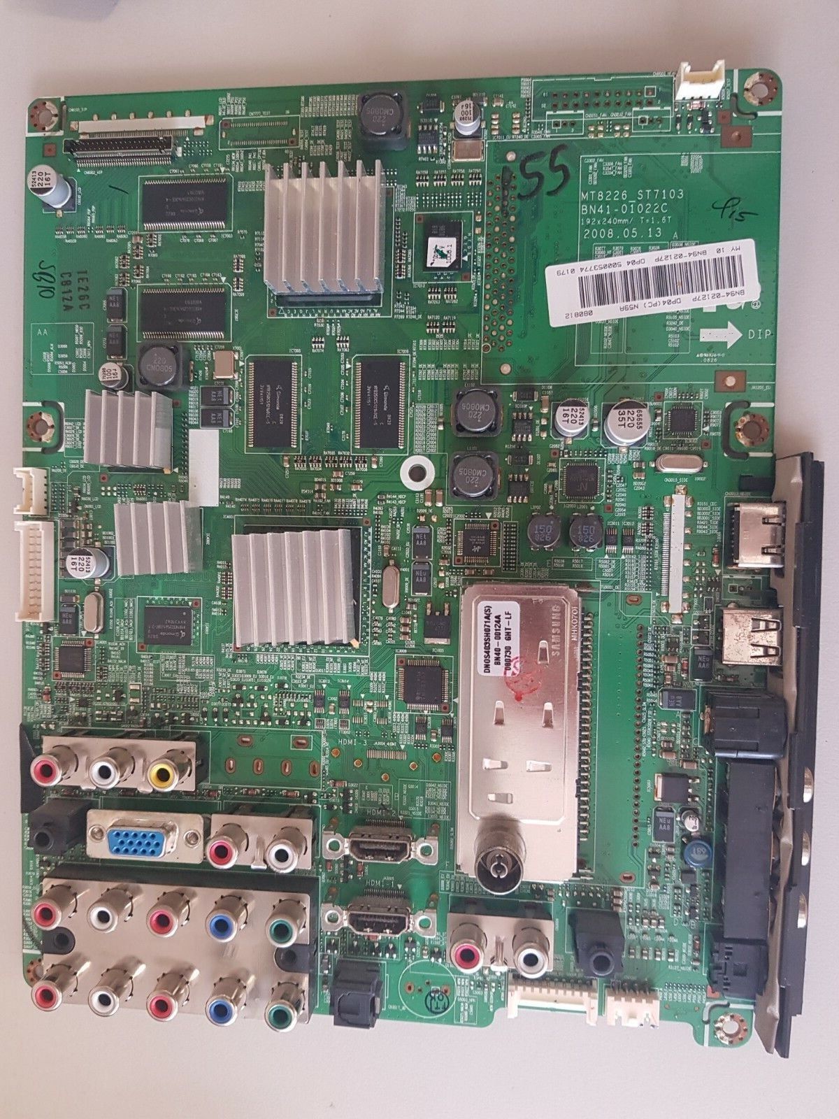 GENUINE SAMSUNG LA37A550 MAIN BOARD BN94-02127P BN94-02478E BN41-01022C