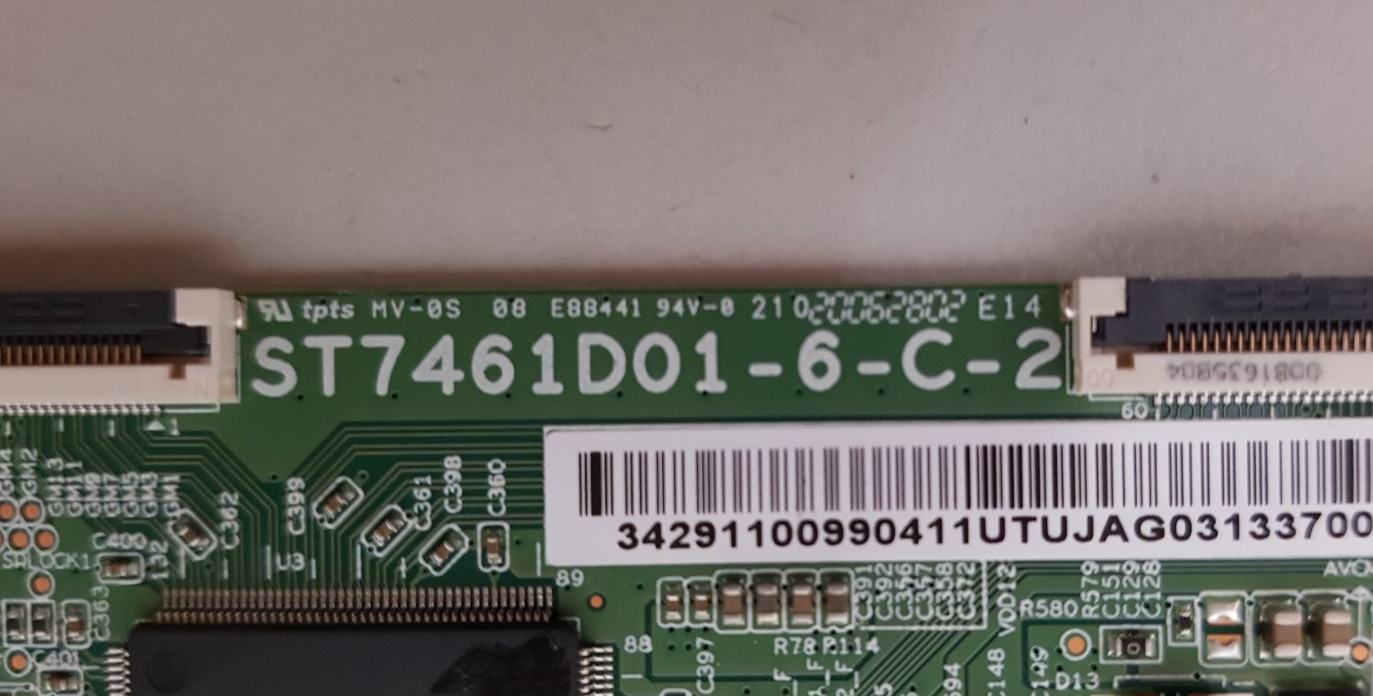 GENUINE TCL 75P715 T-CON BOARD ST7461D01-6-C-2