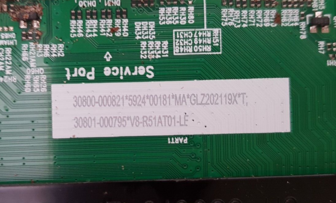 GENUINE FFALCON FF65U63 MAIN BOARD R51MP9 RT2851M RT2851A 40-R51MP9-MAD2HG