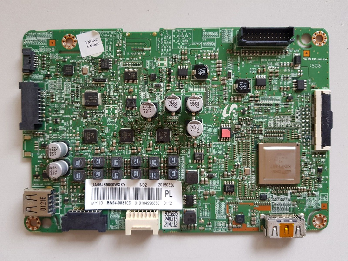 GENUINE SAMSUNG UA55JS9000WXXY MAIN BOARD BN94-08310D BN41-0232
