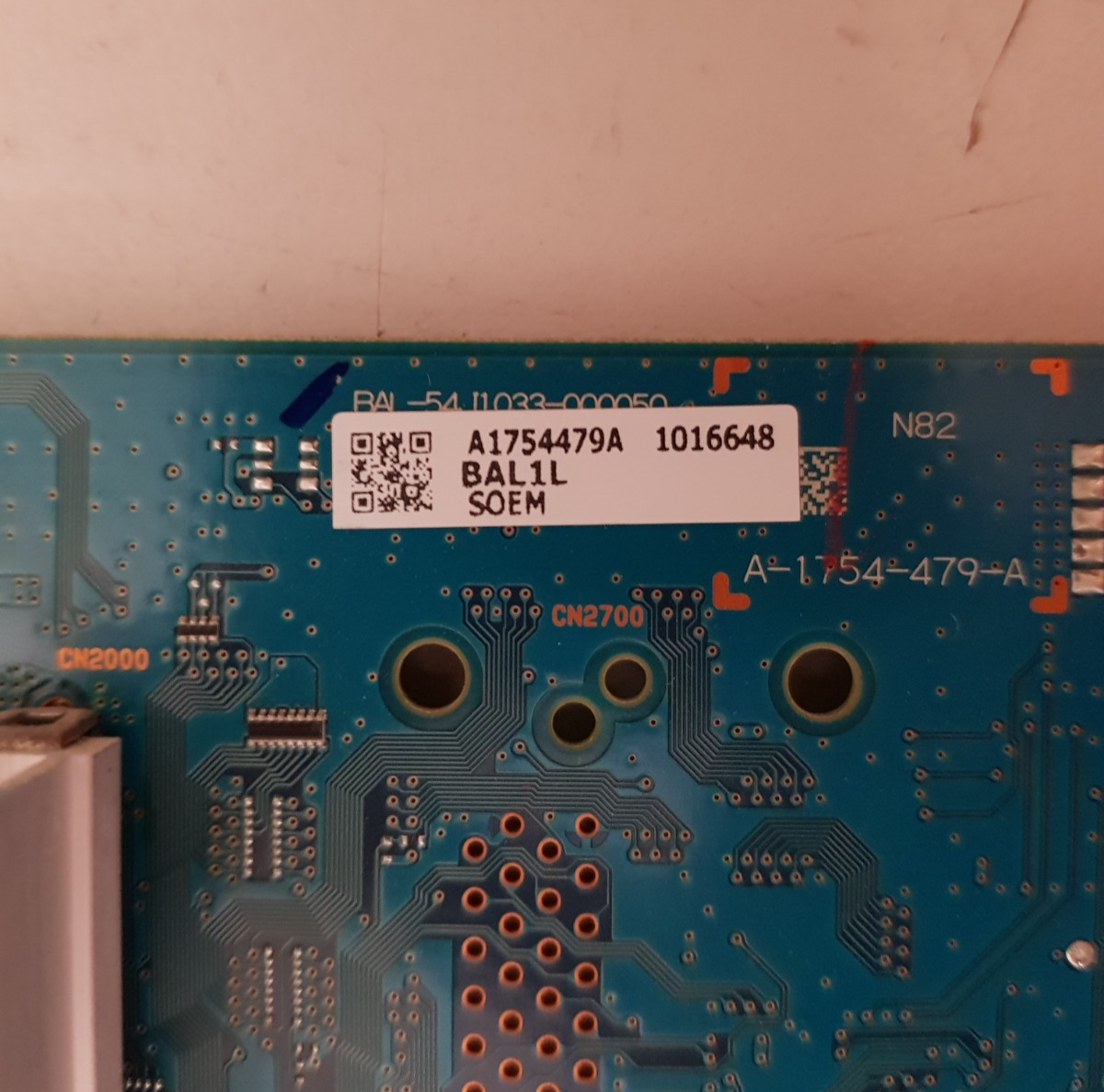 GENUINE SONY KDL- 55HX800 MAIN BOARD A1754479A 1-881-636-12