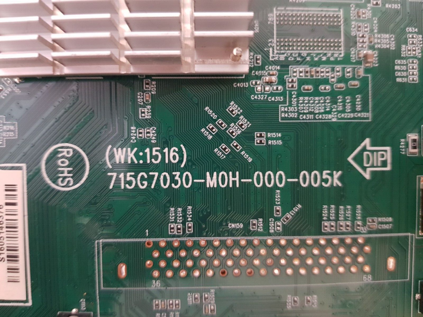 GENUINE PHILIPS 65PUT6800/79 MAIN BOARD 715G7030-M0H-000-005K