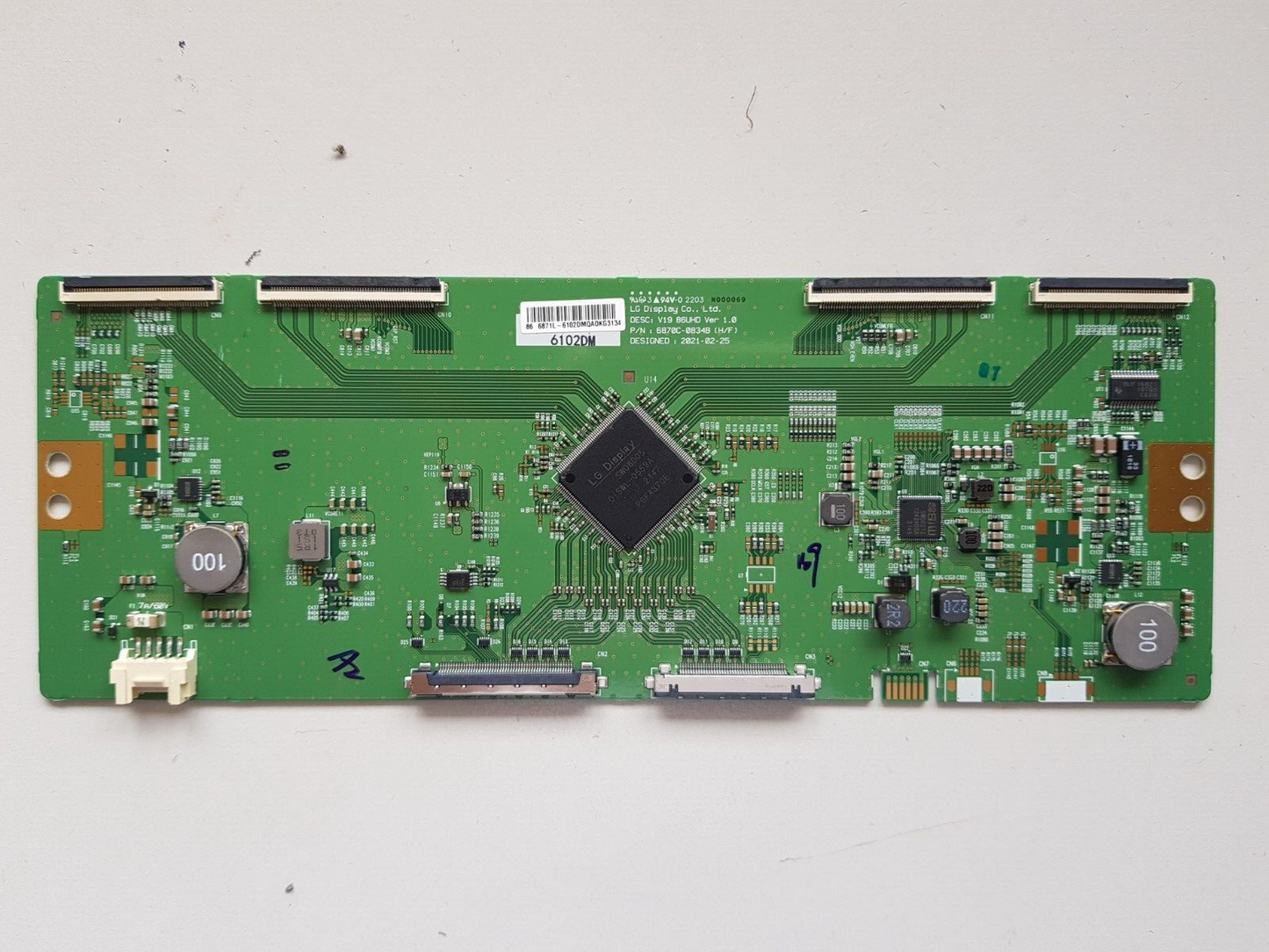 GENUINE LG 86UR640S0TD.AAUYLJD T-CON BOARD 6870C-0834B 6871L-6102D