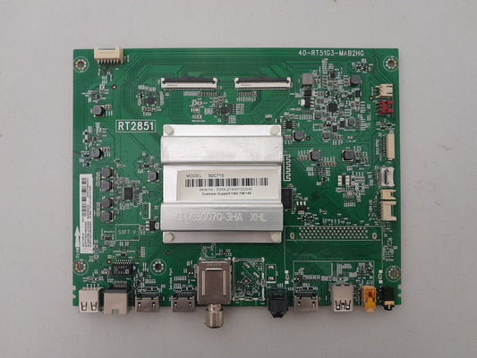 GENUINE TCL 50C715 MAIN BOARD 40-RT51G3-MAB2HG RT2851 08-CM50TML-LC258AA