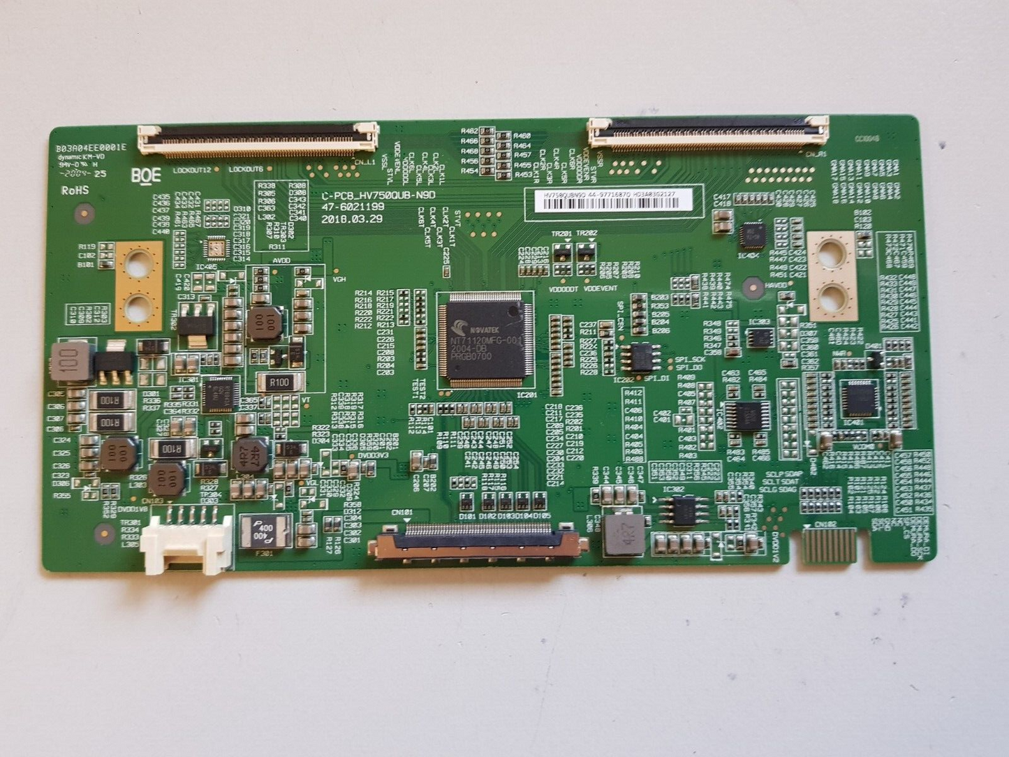 GENUINE LG 75UT640SOTA DISPLAY PANEL TCON BOARD C-PCB_HV750QUB-N9D HV750QUBN9D