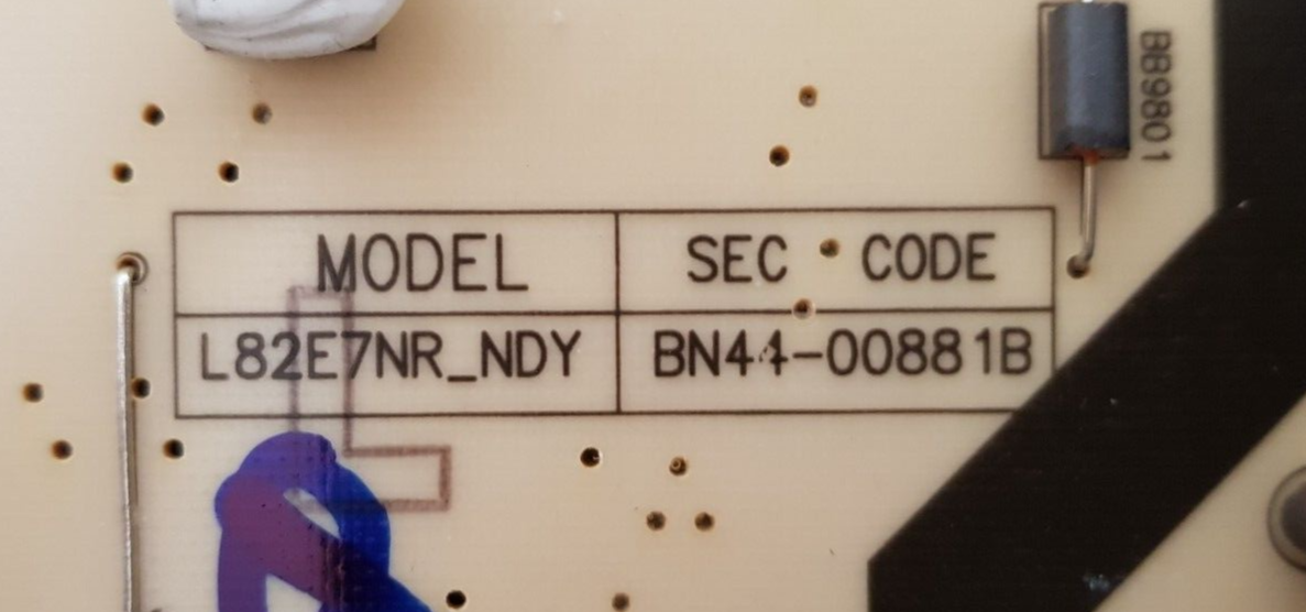 GENUINE SAMSUNG UA82NU8000 POWER SUPPLY BOARD BN44-00881B L82E7NR_NDY