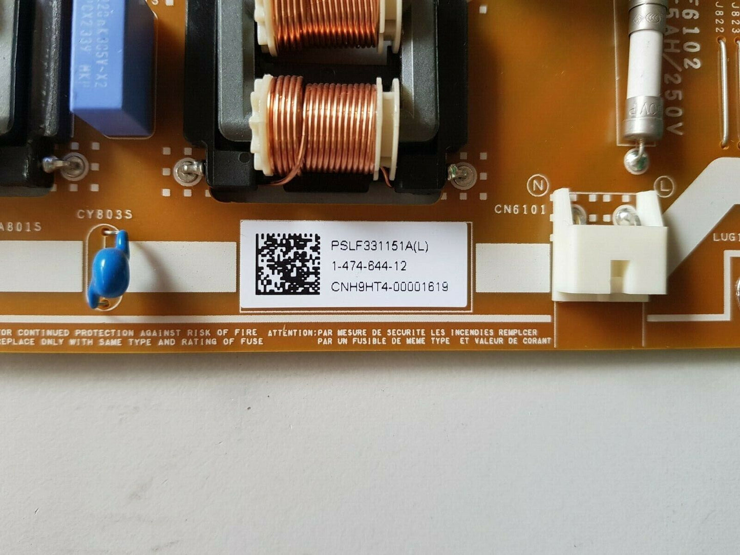 GENUINE SONY KD- 75X8500D POWER SUPPLY BOARD GL2 PSLF331151A(L) 1-474-644-12