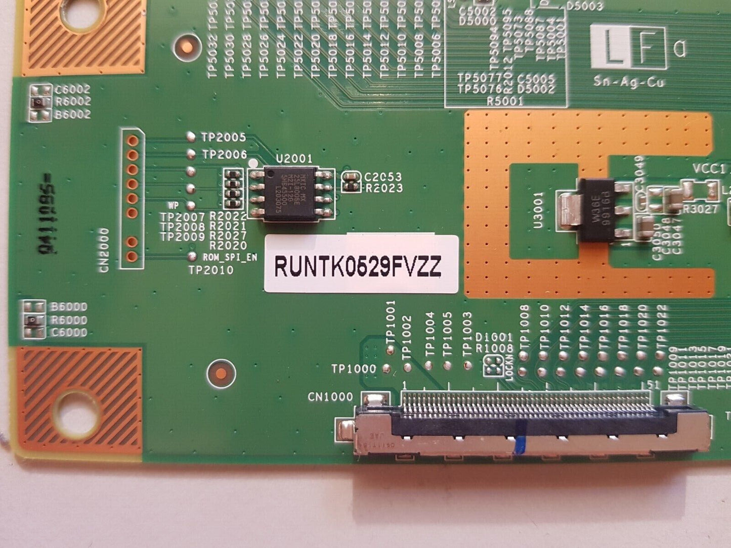 GENUINE EKO K60USG T-CON BOARD RUNTK0529FVZZ 1P-1207C00-405A