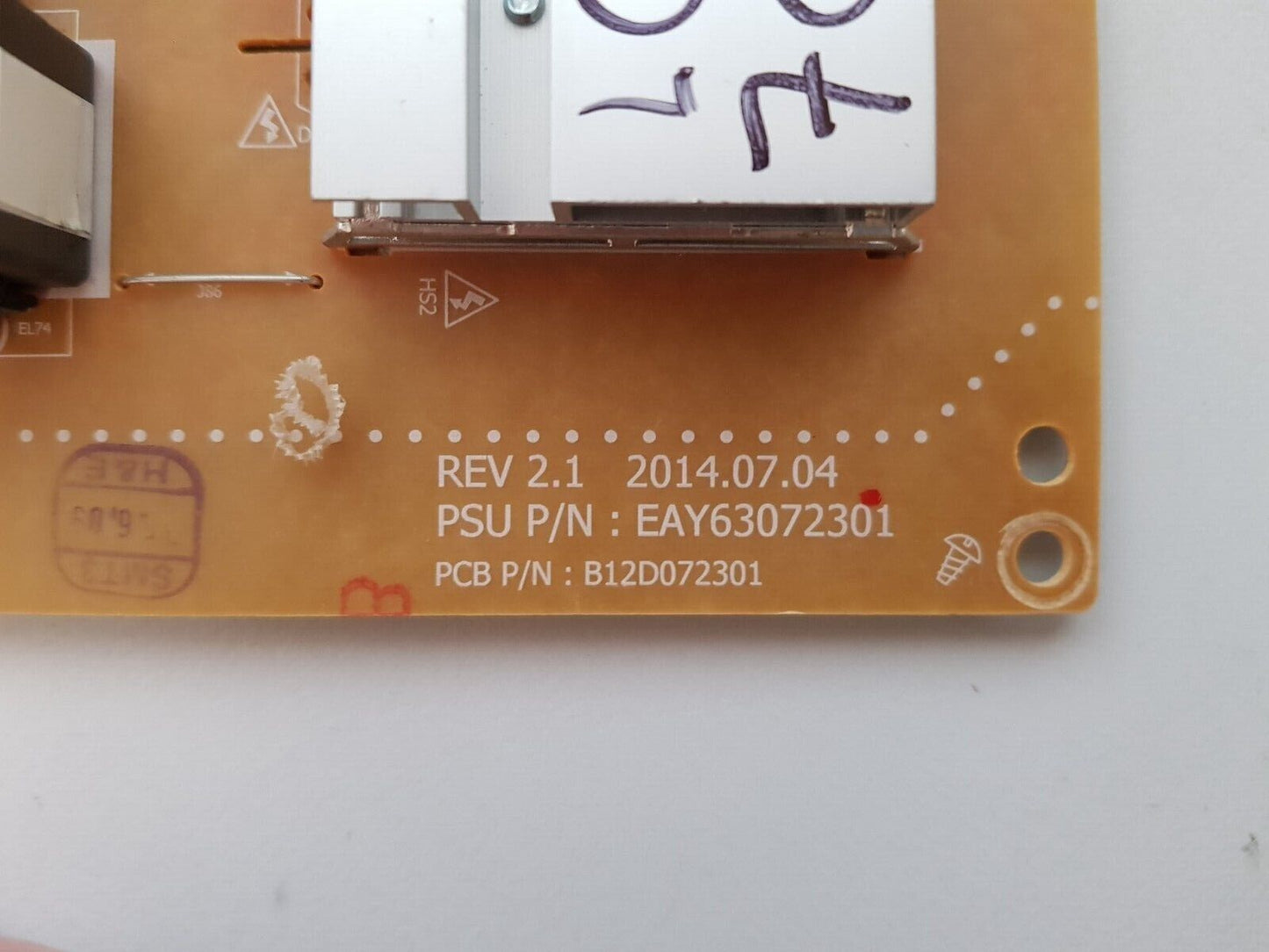 GENUINE LG 70LB6560 POWER SUPPLY BOARD EAY63072301 B12D072301 LGP70-14LPB