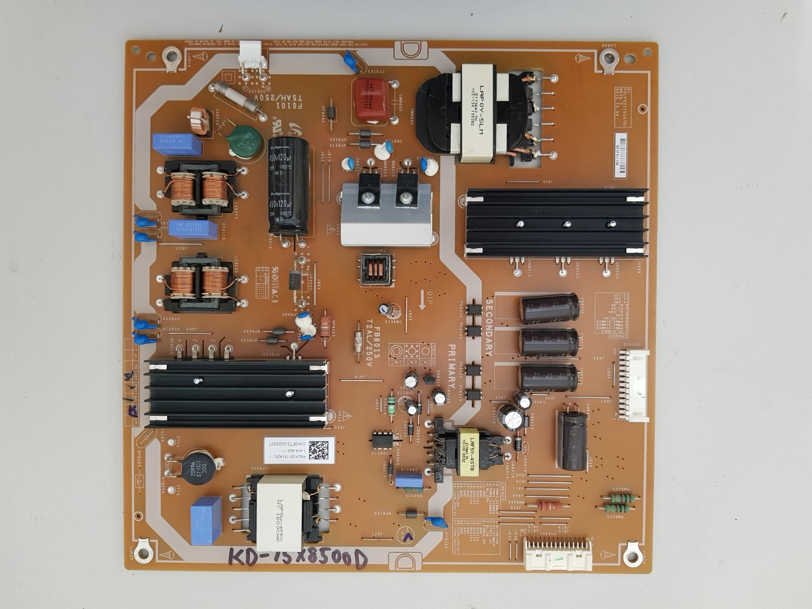 GENUINE SONY KD- 75X8500D POWER SUPPLY BOARD PSLF331151A 1-474-643-11 G1