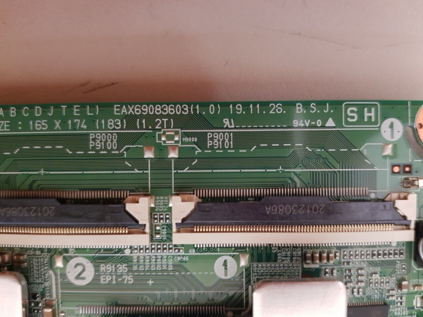 GENUINE LG 65NANO80TNA .AAUWLJD MAIN BOARD EAX69083603 1.0 EBU66120201