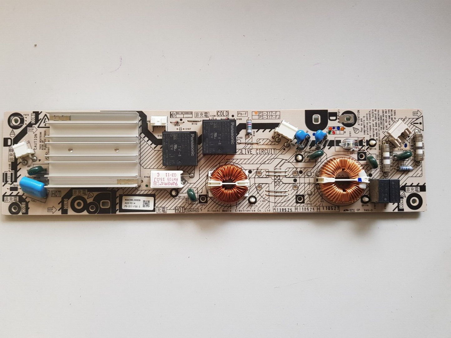 GENUINE PANASONIC TH-P55VT30A SUB POWER SUPPLY BOARD PS-317F