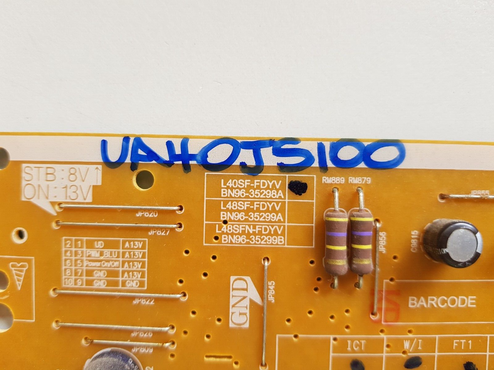 GENUINE SAMSUNG UA40J5100 POWER SUPPLY BOARD BN96-35298A L40SF_FDYV