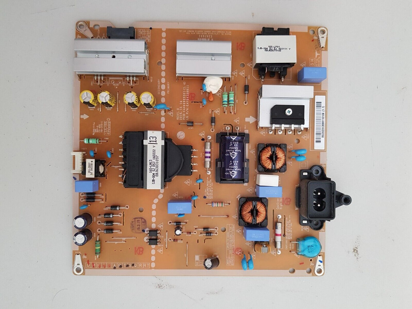 GENUINE LG 49UH610T POWER SUPPLY BOARD EAY64388811 EAX66923201 LGP49LIU-16CH1
