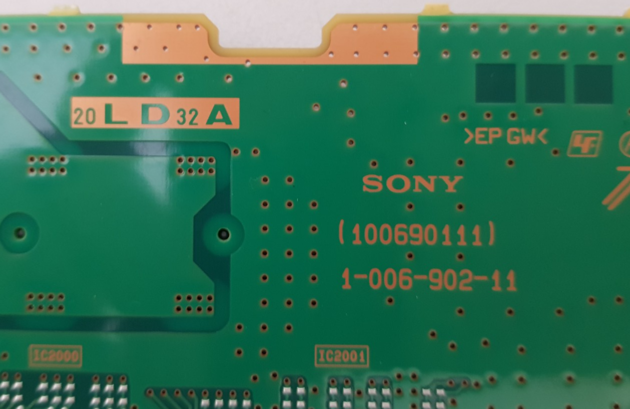 GENUINE SONY XR 65X90J LED DRIVE BOARD 20LD32A 1-006-902-11 A5026320A 5735