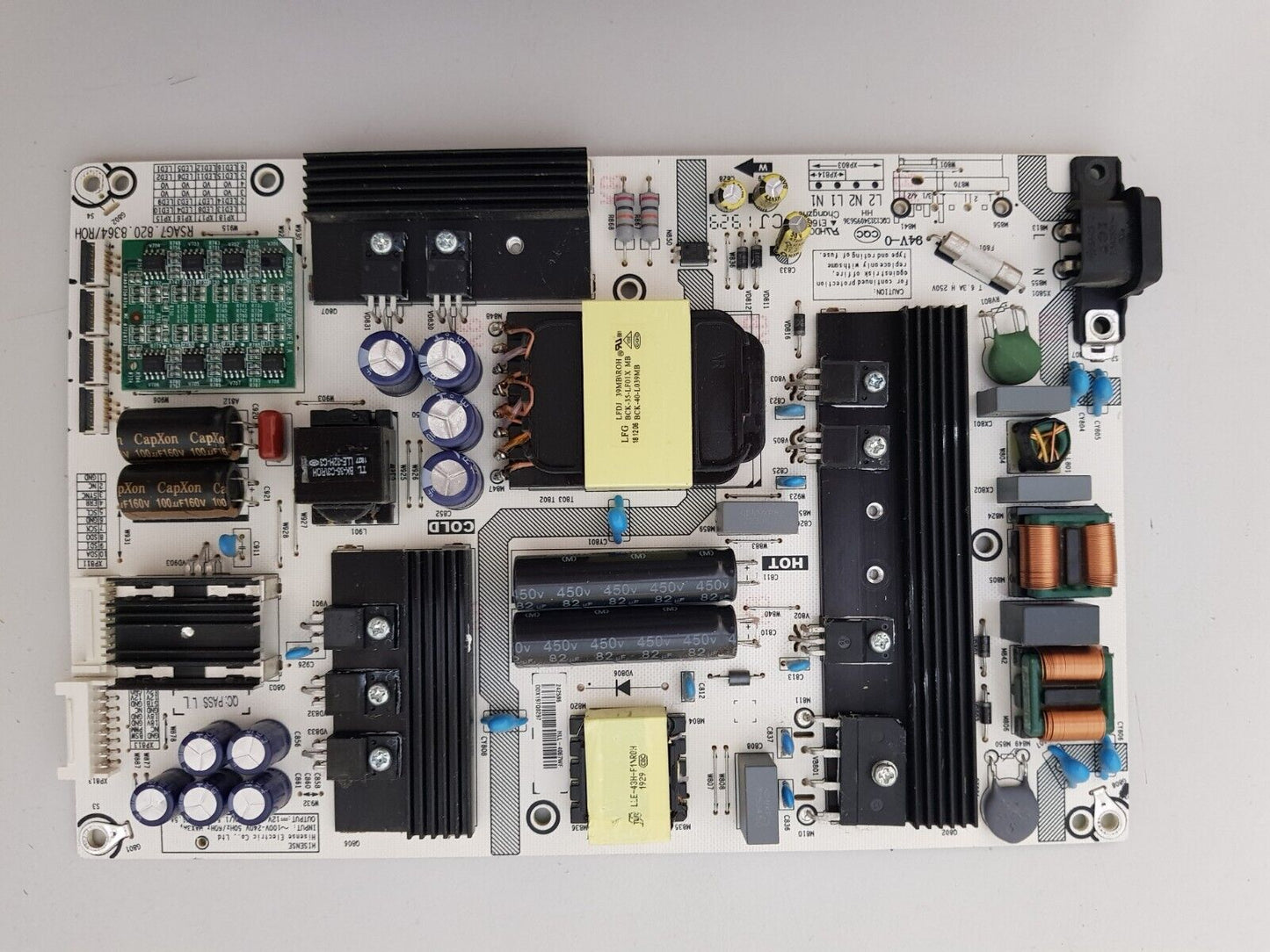GENUINE HISENSE 55R7 POWER SUPPLY BOARD RSAG7.820.8364 HLL-4067WF