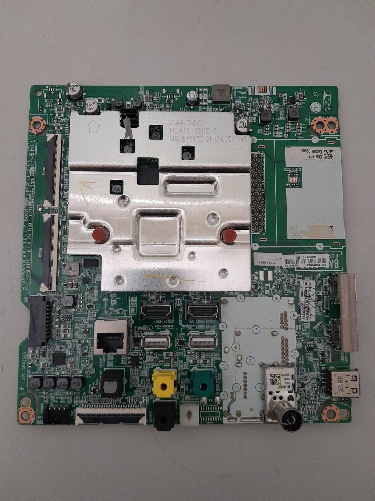 GENUINE LG 65NANO86TNA MAIN BOARD 66548204 EBR31419501