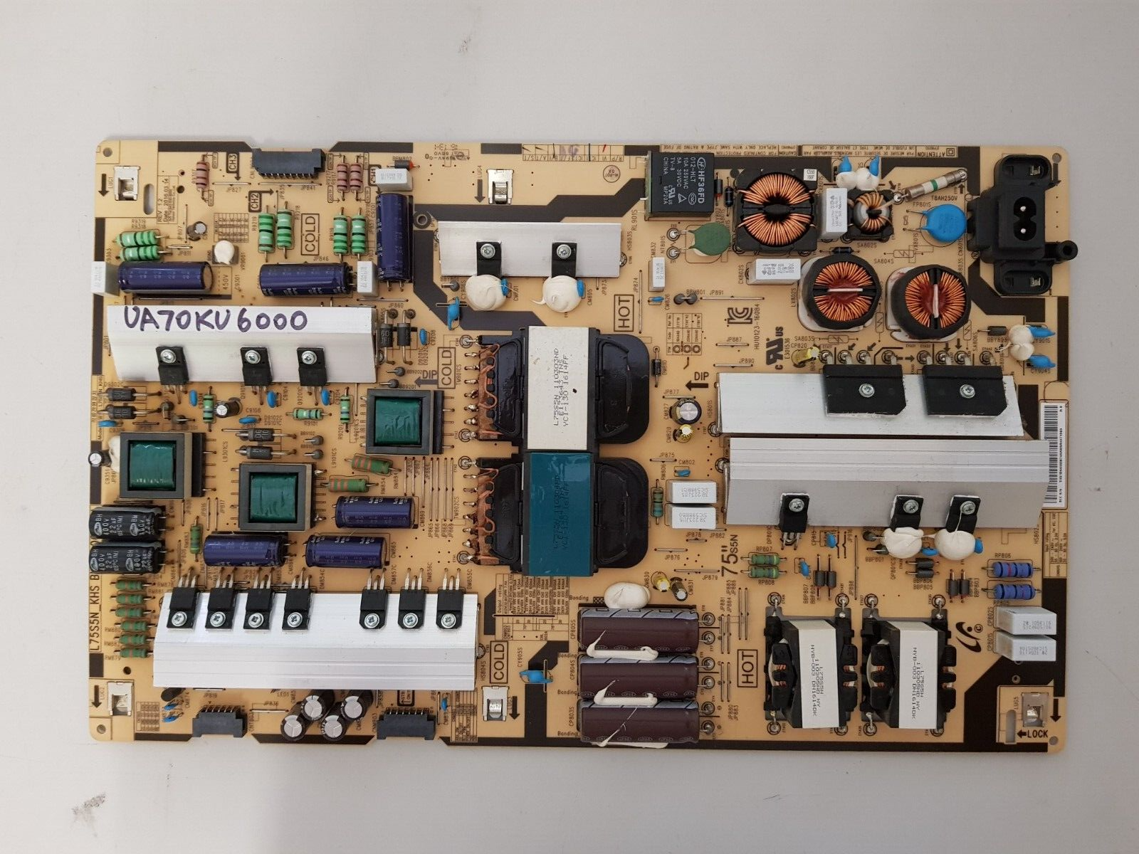 GENUINE SAMSUNG UA70KU6000 POWER SUPPLY BOARD BN44-00874A L75S5N_KHS