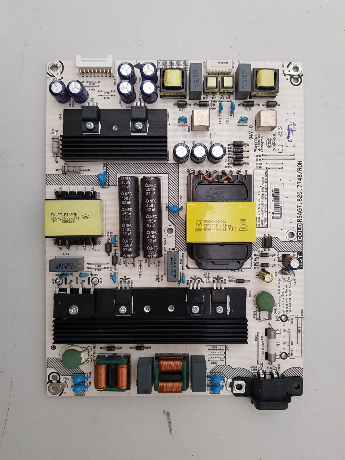 GENUINE HISENSE 50P6 POWER SUPPLY BOARD RSAG7.820.7748 226562 HLL-4360WP