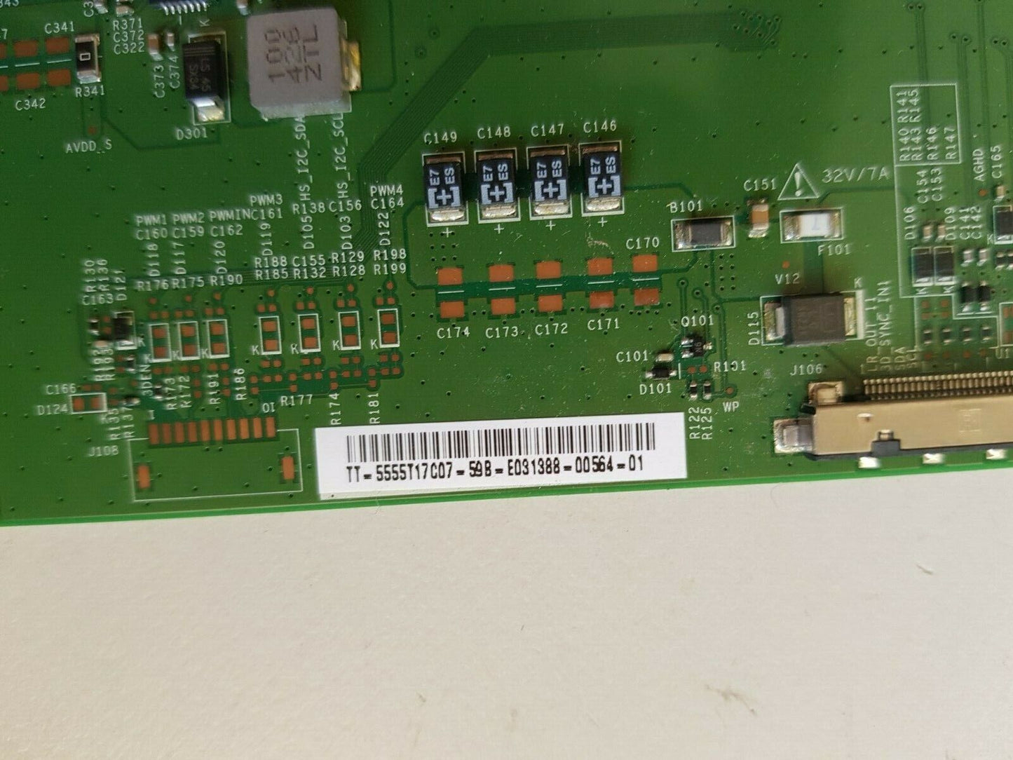 GENUINE JVC LT-55NU50A TCON BOARD T550QVN02.0 55T17-COA