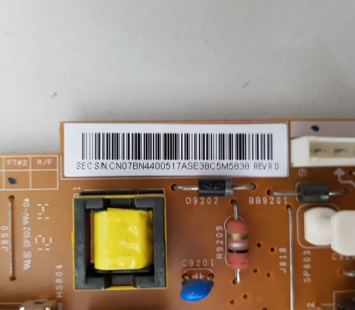 GENUINE SAMSUNG UA32ES6200 POWER SUPPLY BOARD BN44-00517A PSLF790D04A