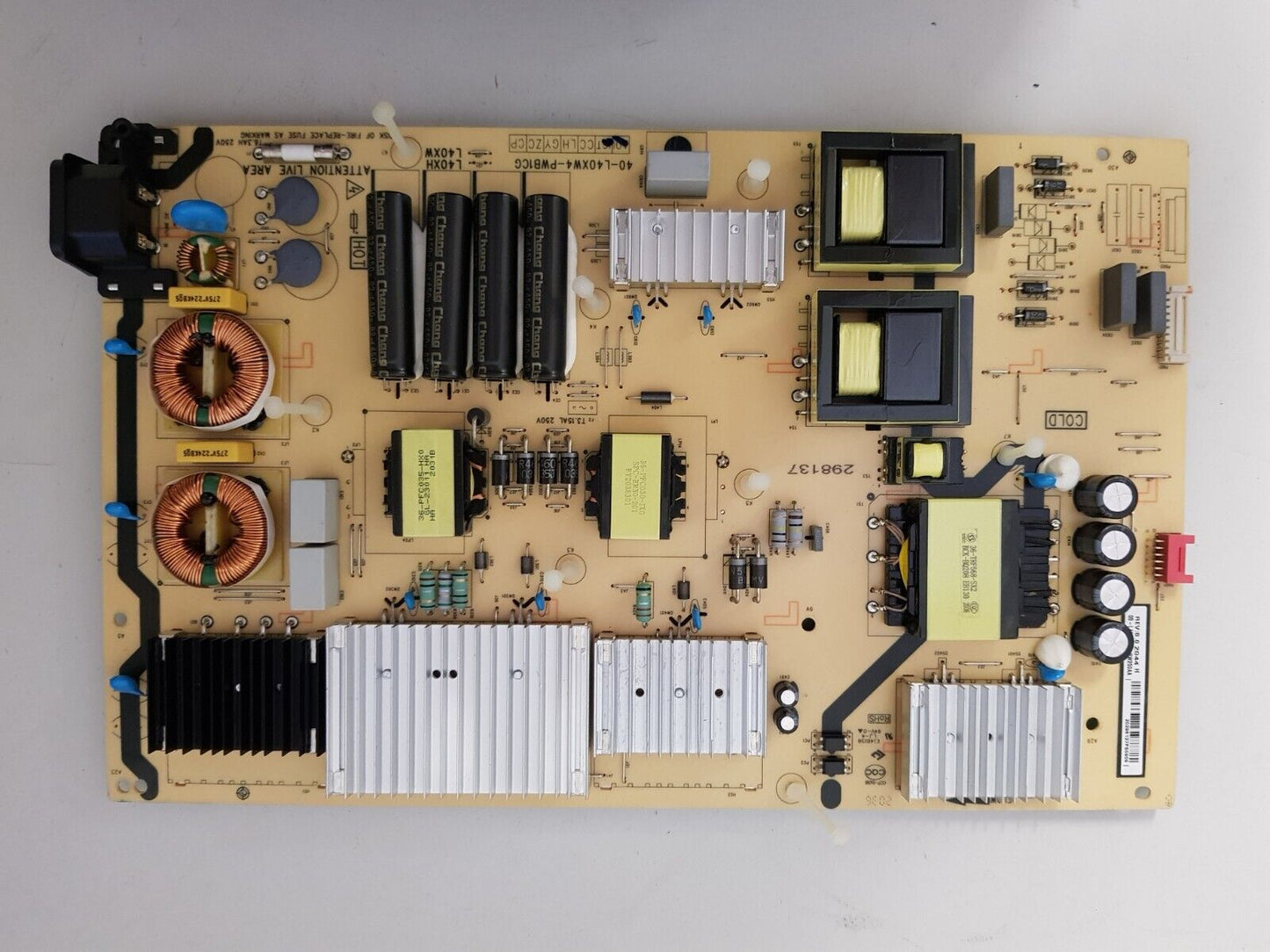 GENUINE TCL 75P715 POWER SUPPLY BOARD 40-L40XW4-PWB1CG 08-L40XWA4-PW200AA