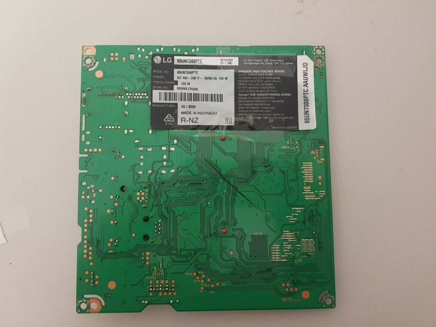 GENUINE LG 65UN7300 PTC.AAUFLJD MAIN BOARD EBT66477002 EAX69083603