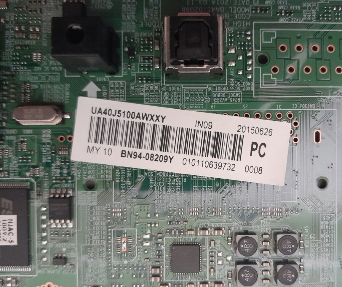 GENUINE SAMSUNG UA40J5100 AWXXY (VER HD04) MAIN BOARD BN94-08209Y