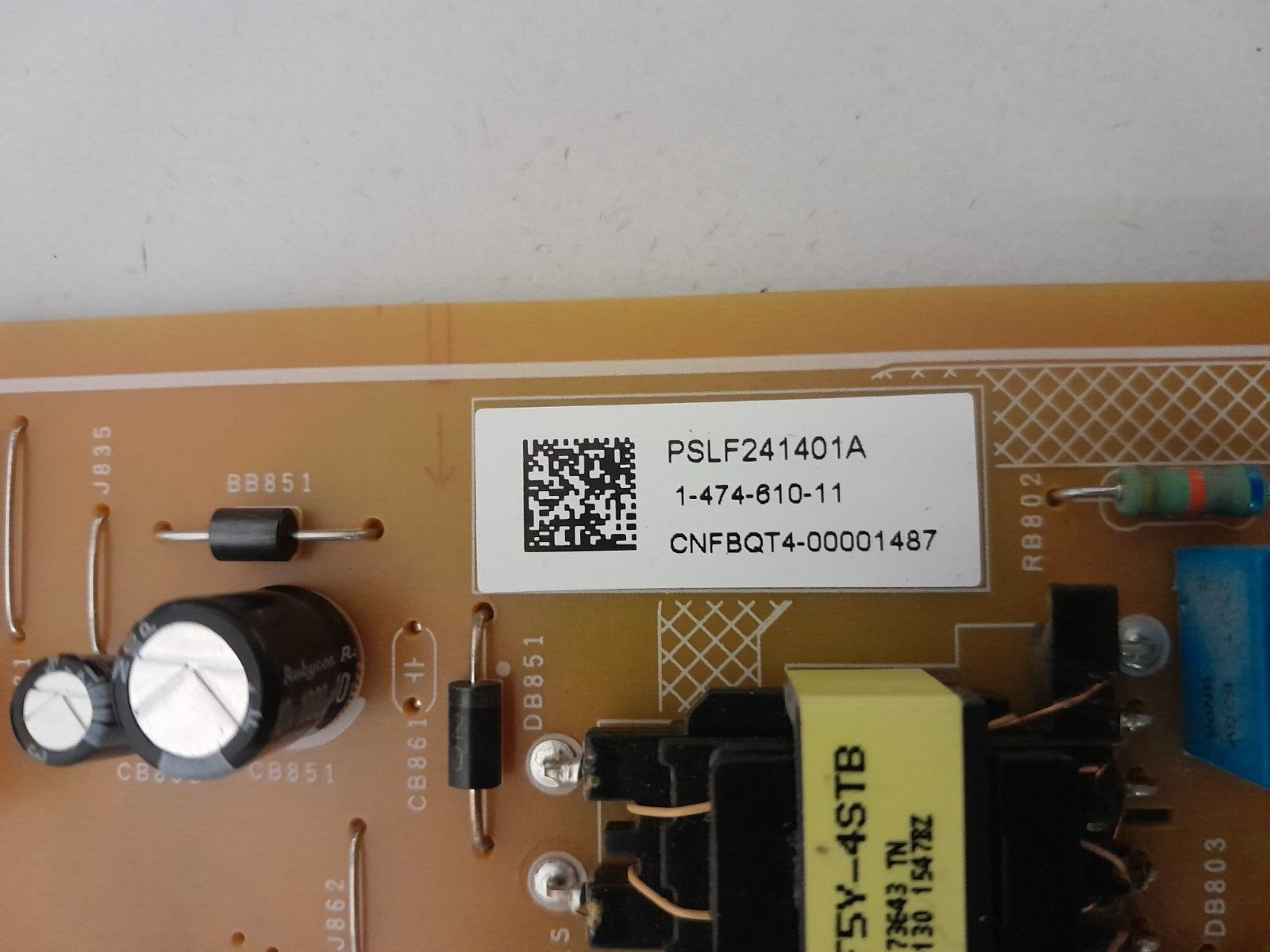 GENUINE SONY KD-L 65W850C POWER SUPPLY BOARD GL1SB PSLF241401A