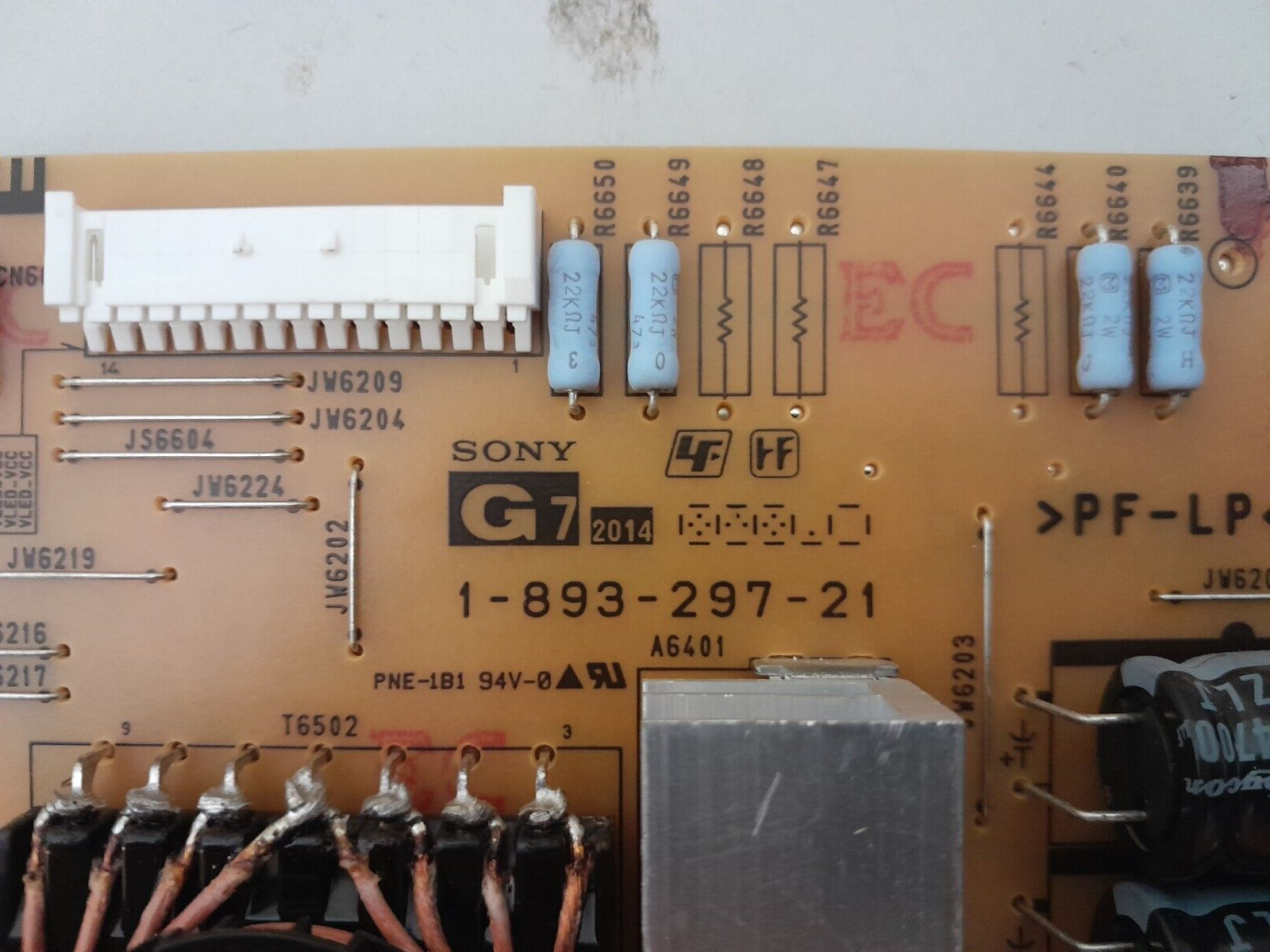 GENUINE SONY KD- 55X9000B POWER SUPPLY BOARD G7 APS-369 147457711 1-893-297-21