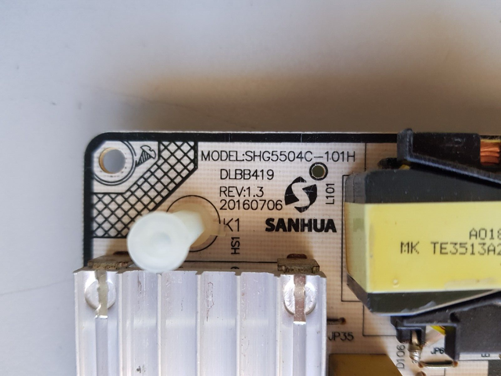 GENUINE TCL 60E6000US POWER SUPPLY BOARD SHG5504C-101H 81-PBE060-H01