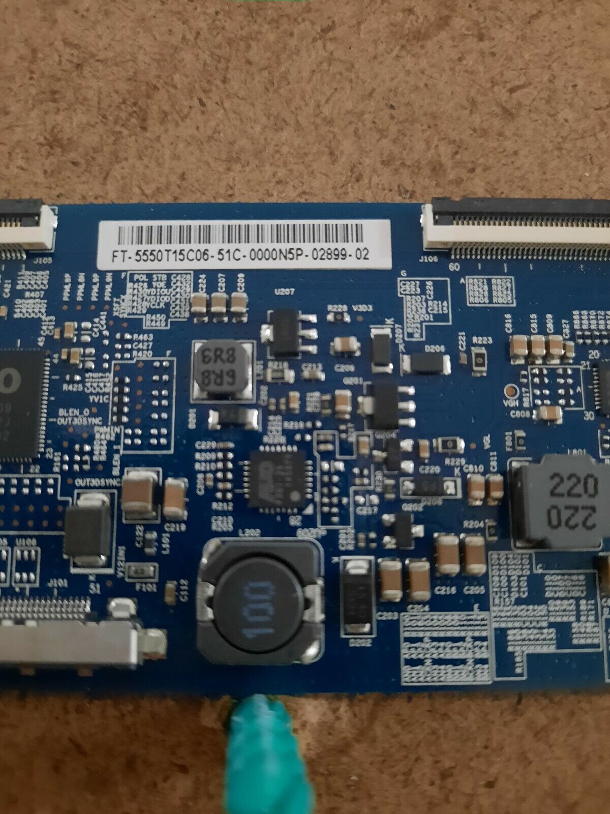 GENUINE HISENSE 50K220PW T-Con Board - 5550T15C06 T500HVD02.0 50T10-C02