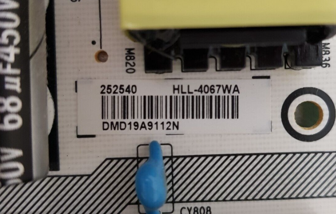 GENUINE HISENSE 50RG POWER SUPPLY BOARD RSAG7.820.8364 HLL-4067WA