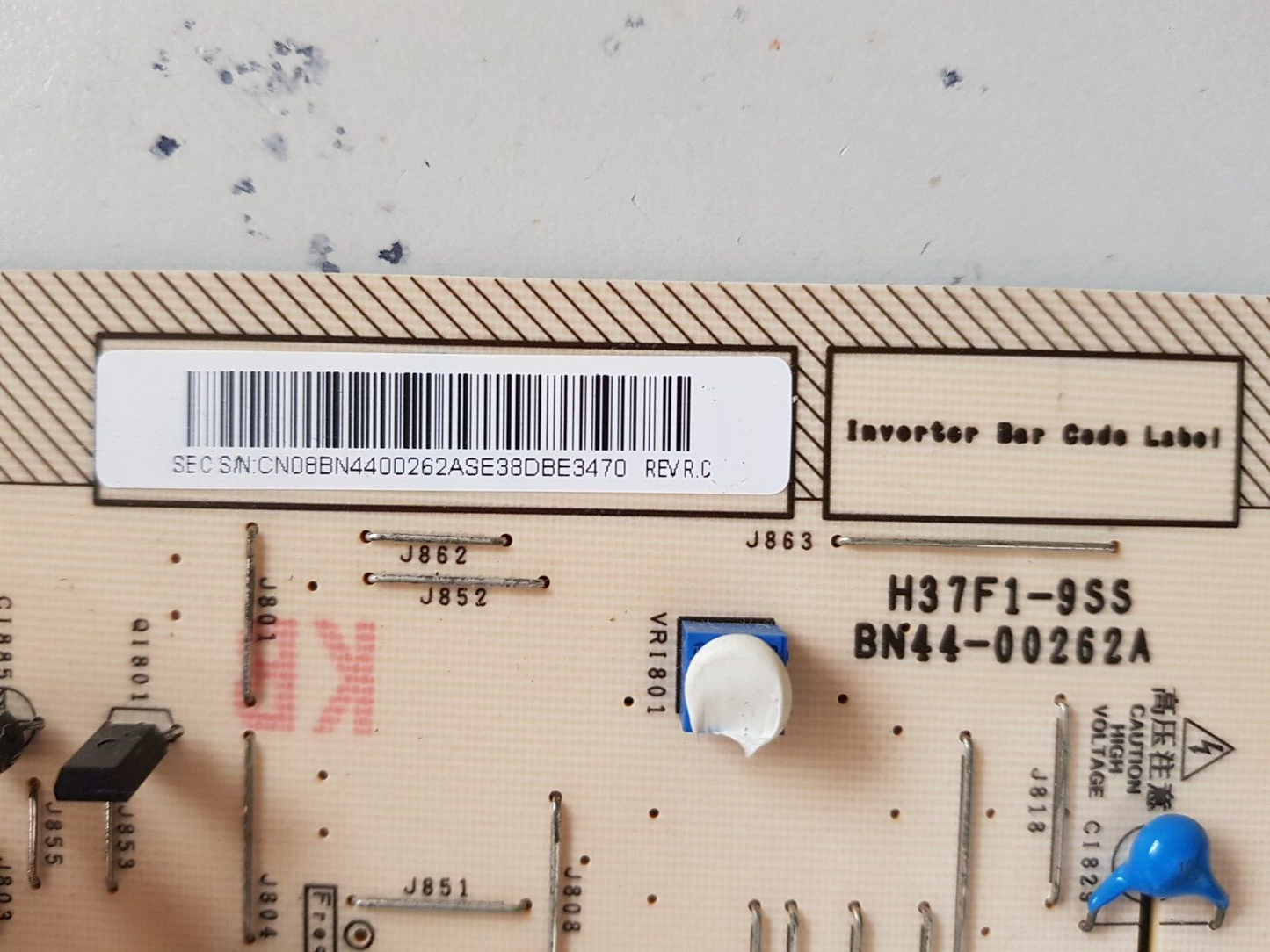 GENUINE SAMSUNG LA37B530 LA37B650 POWER SUPPLY BOARD BN44-00262A H37F1-9SS