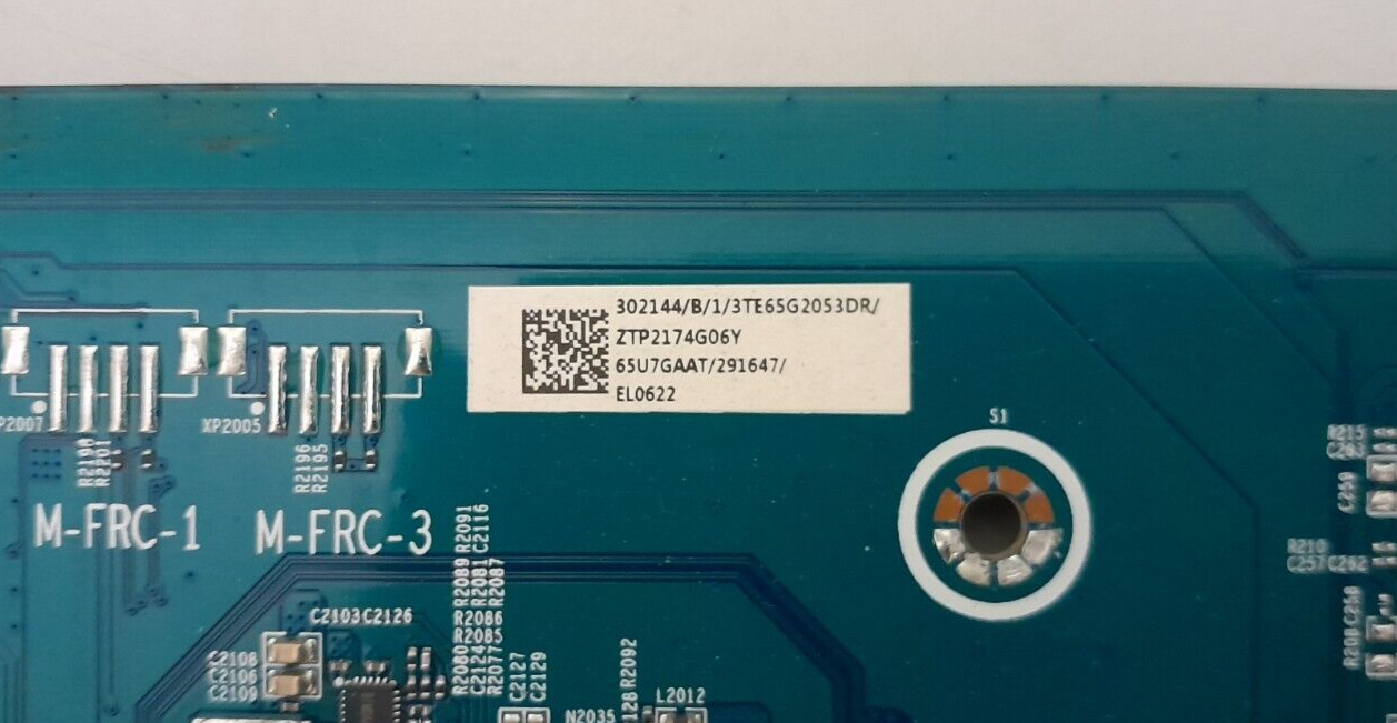 GENUINE HISENSE 65U80G MAIN BOARD RSAG7.820.10358 65U7GAAT 302144 291647