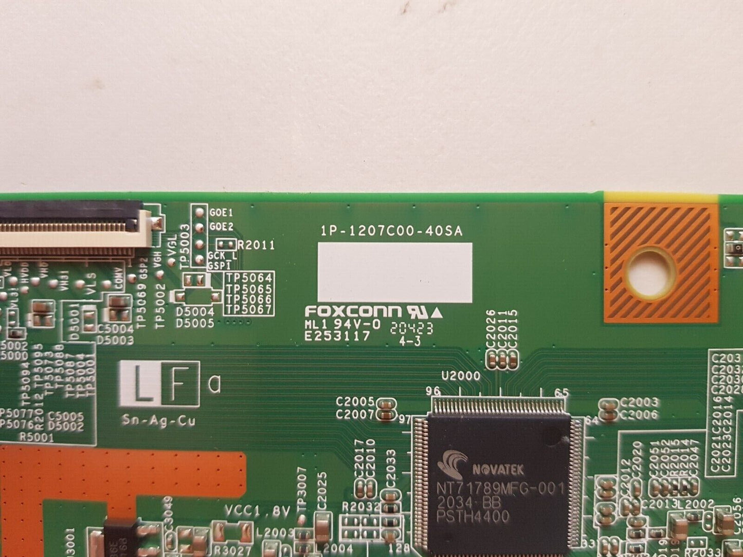 GENUINE EKO K60USG T-CON BOARD RUNTK0529FVZZ 1P-1207C00-405A