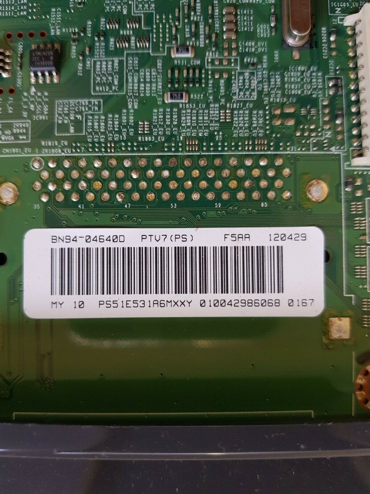 GENUINE SAMSUNG PS51E531 MAIN BOARD BN94-04640D BN41-01785A