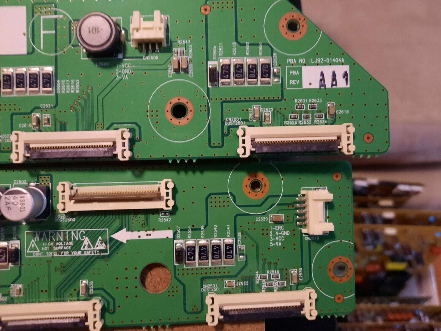 GENUINE SAMSUNG PS50C8000 EF Buffer Boards - LJ92-01403A LJ92-01404A