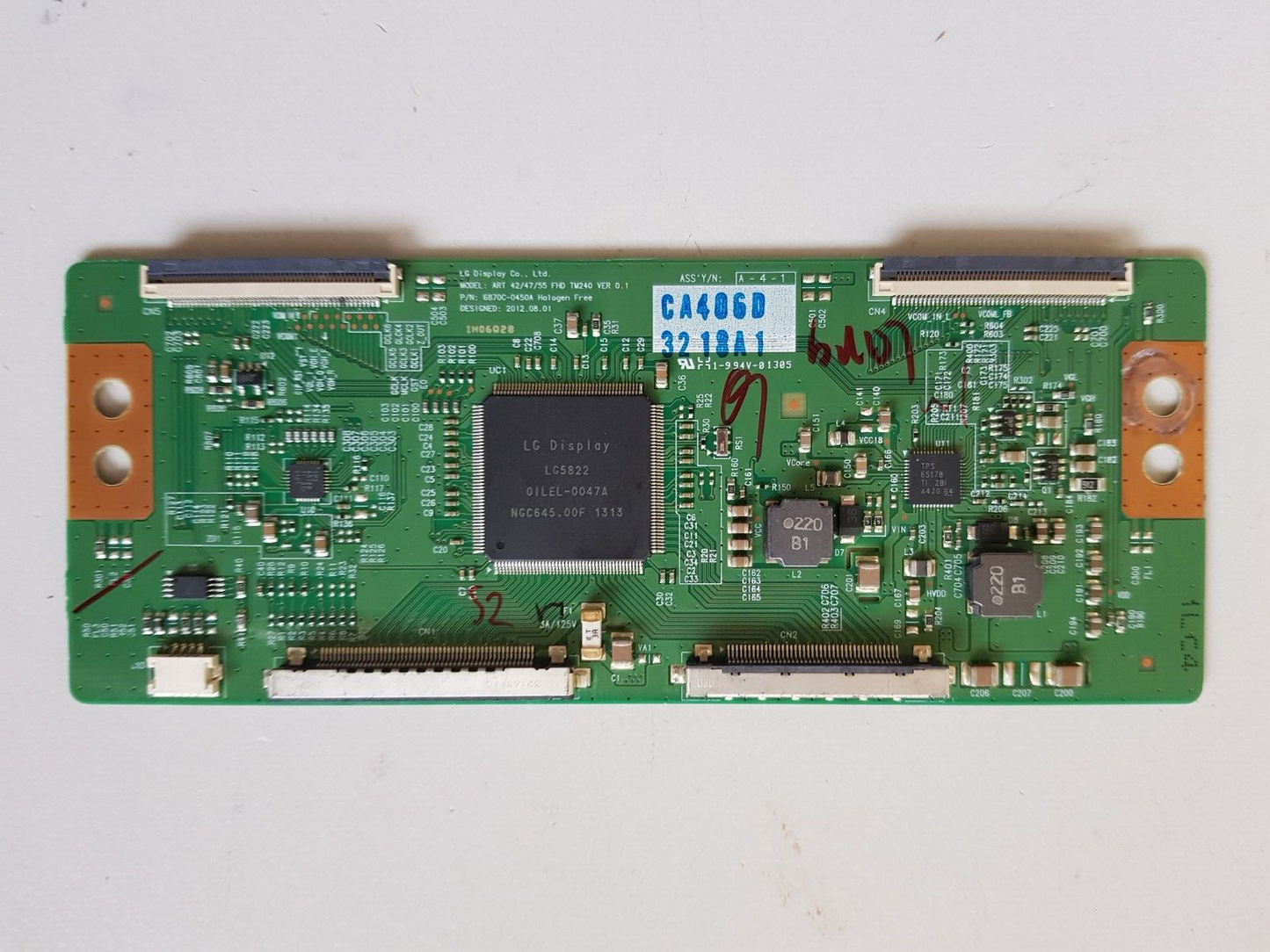 GENUINE PANASONIC TH-L55ET60A T-CON BOARD 6871L-3218A 6870C-0450A