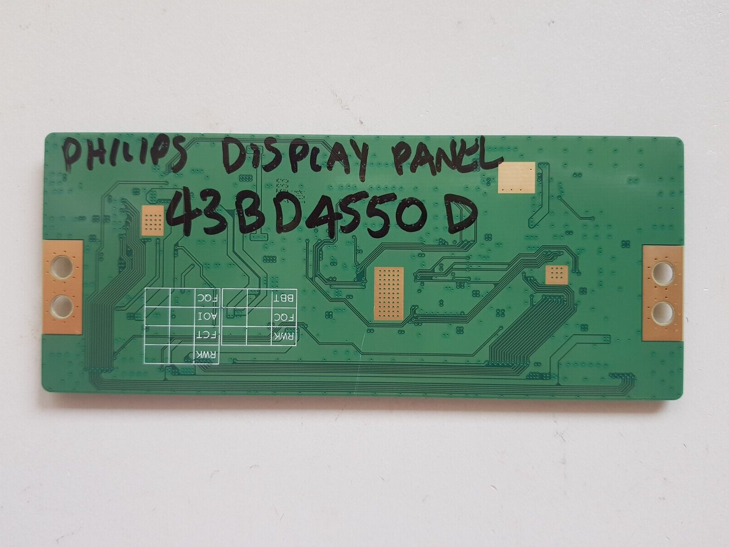 GENUINE PHILIPS 43BDL4550D DISPLAY PANEL T-CON BOARD HV430QUBF70