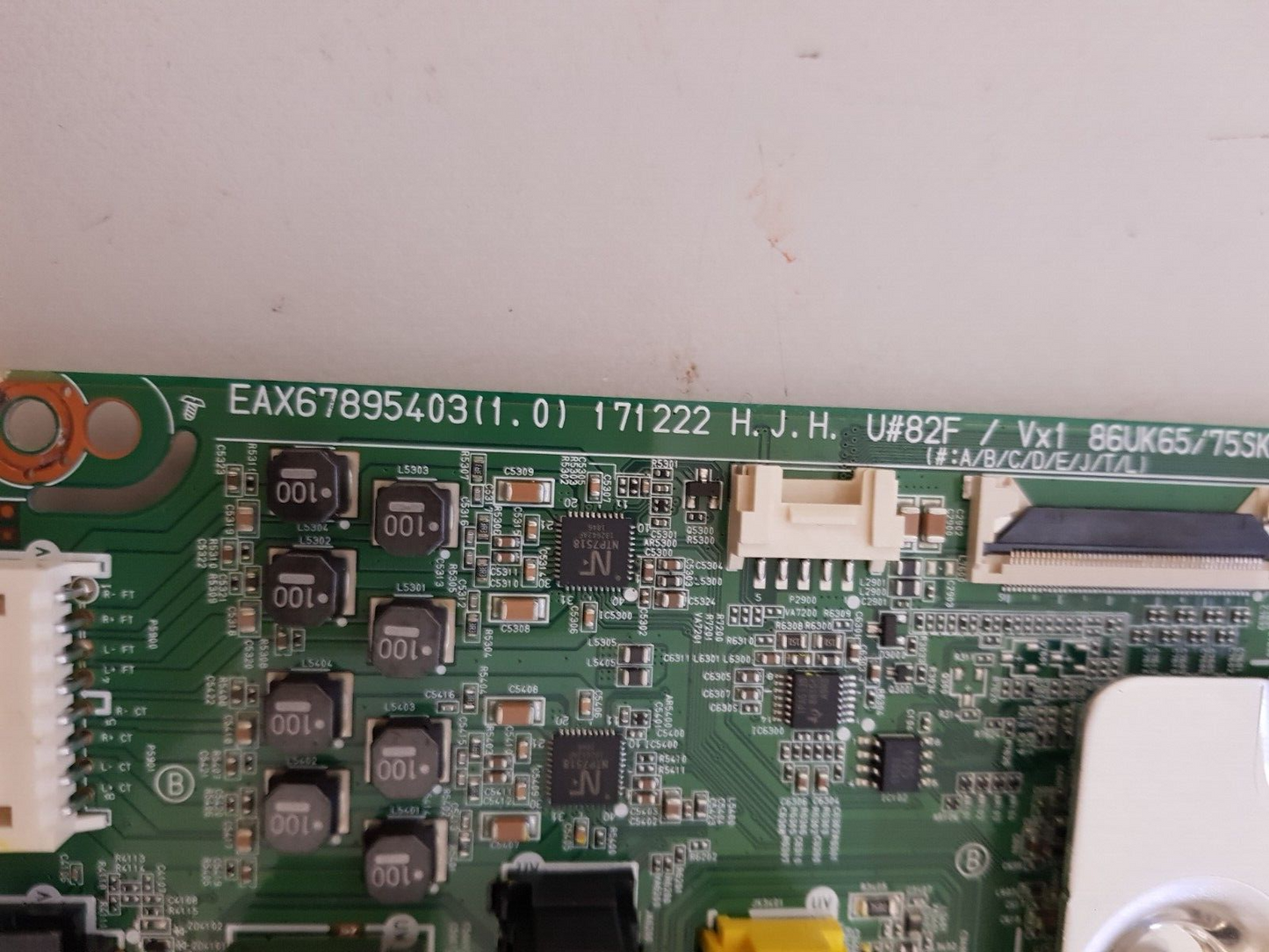 GENUINE LG 75SK8000PTA .AAUWLJD MAIN BOARD EBR86358101