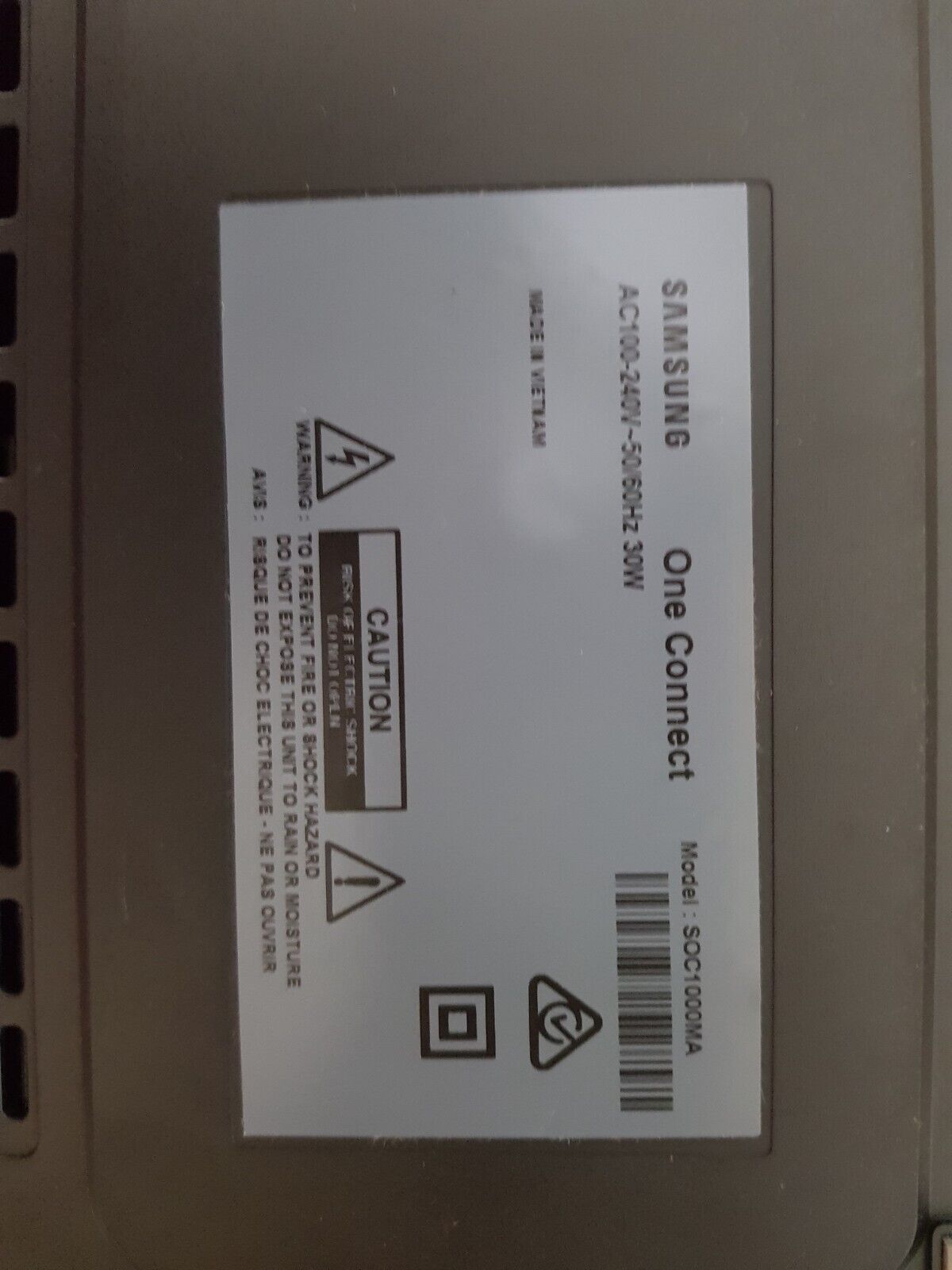 GENUINE SAMSUNG QA75Q7FAM WXXY ONE CONNECT BOX & CABLE SOC1000MA BN95-03854A