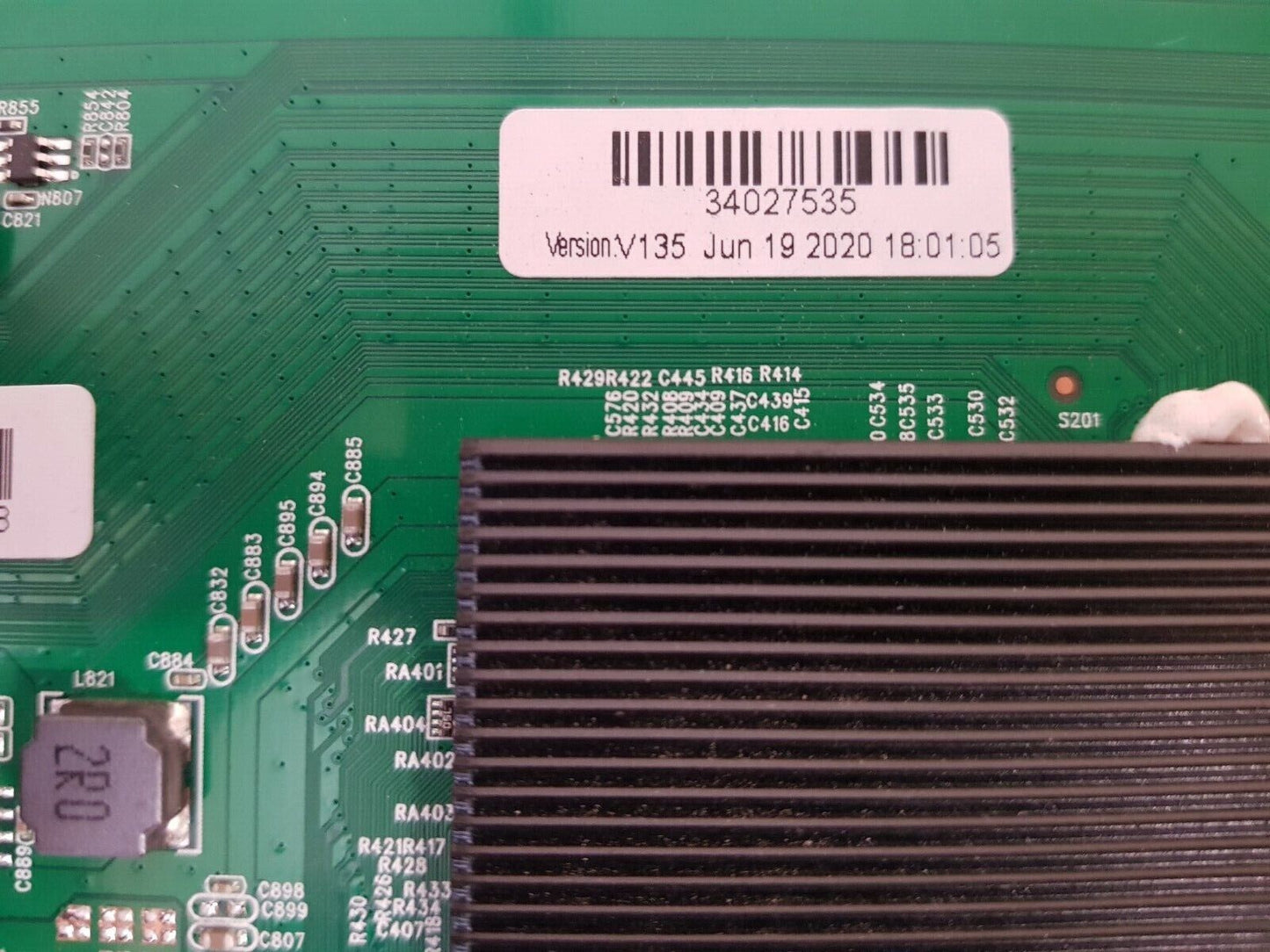 GENUINE BAUHN ATV-50UHDS-0820 MAIN BOARD 35023785 34027535 MAC 18AFA101CBEB