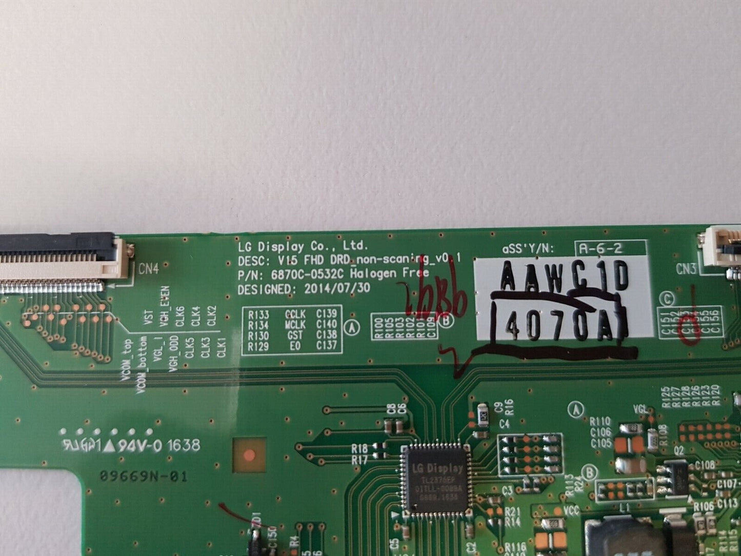 GENUINE LG 43SM5B-BD T-CON BOARD 6871L-4070A 6870C-0532C