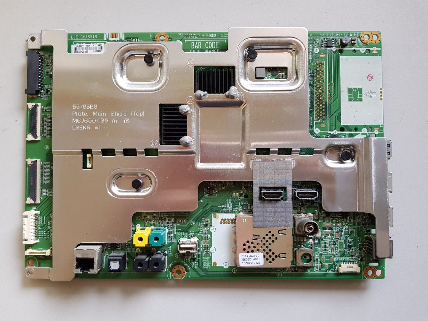 GENUINE LG OLED 55B6T-T.ATC2LH MAIN BOARD EAX66886304 1.0 63716401 64394001