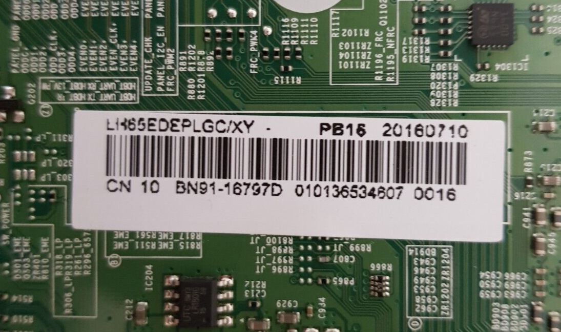 GENUINE SAMSUNG LH65EDEPLGC/XY MAIN BOARD (DISPLAY UNIT) BN91-16797D