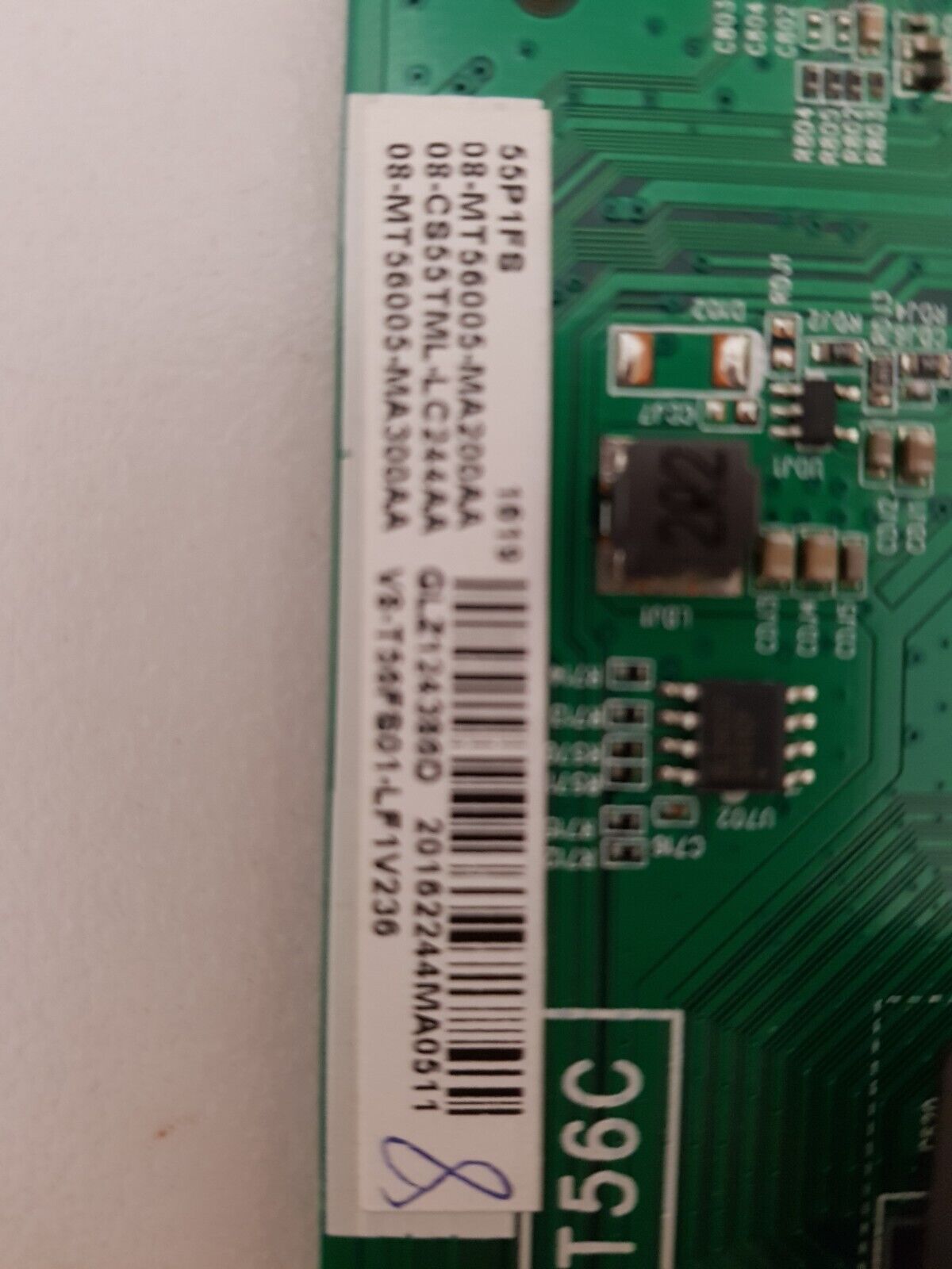 GENUINE TCL 55P1FS MAIN BOARD 08-MT56005-MA200AA