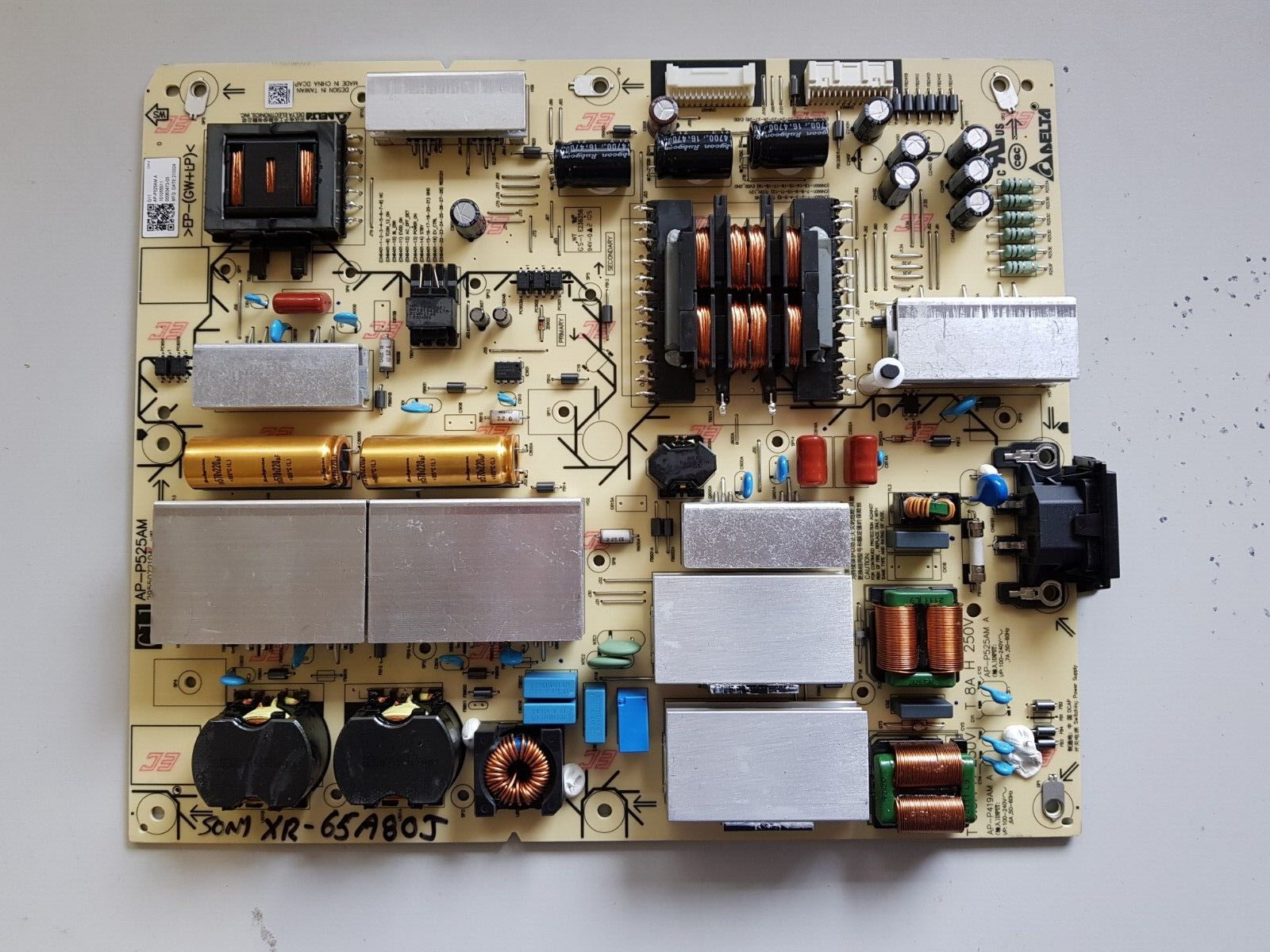 GENUINE SONY XR-65A80J POWER SUPPLY BOARD AP-P525AM G11
