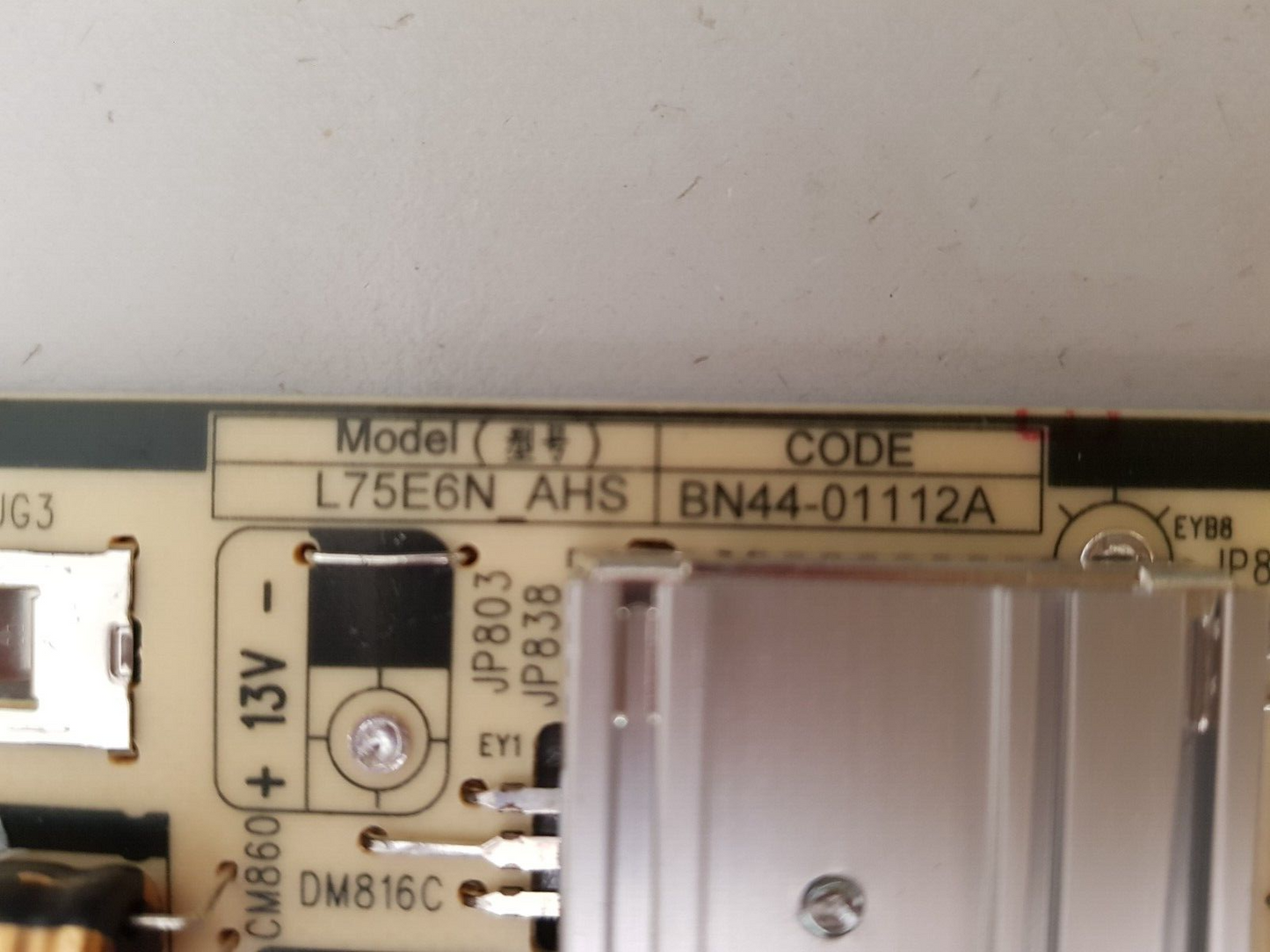 GENUINE SAMSUNG UA75AU8000 POWER SUPPLY BOARD BN44-01112A L75E6N_AHS